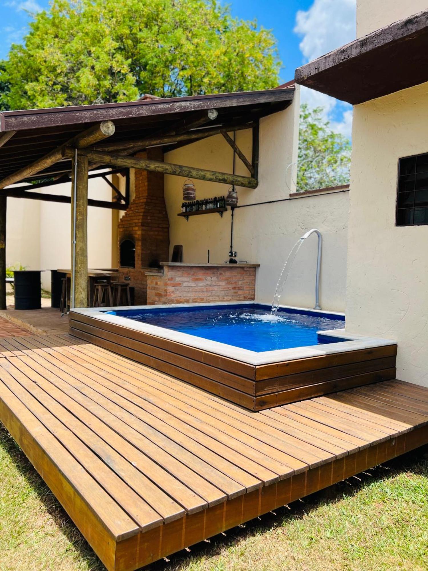 Espaco Ranchao Com Piscina Em Sao Pedro - Sp Bagian luar foto
