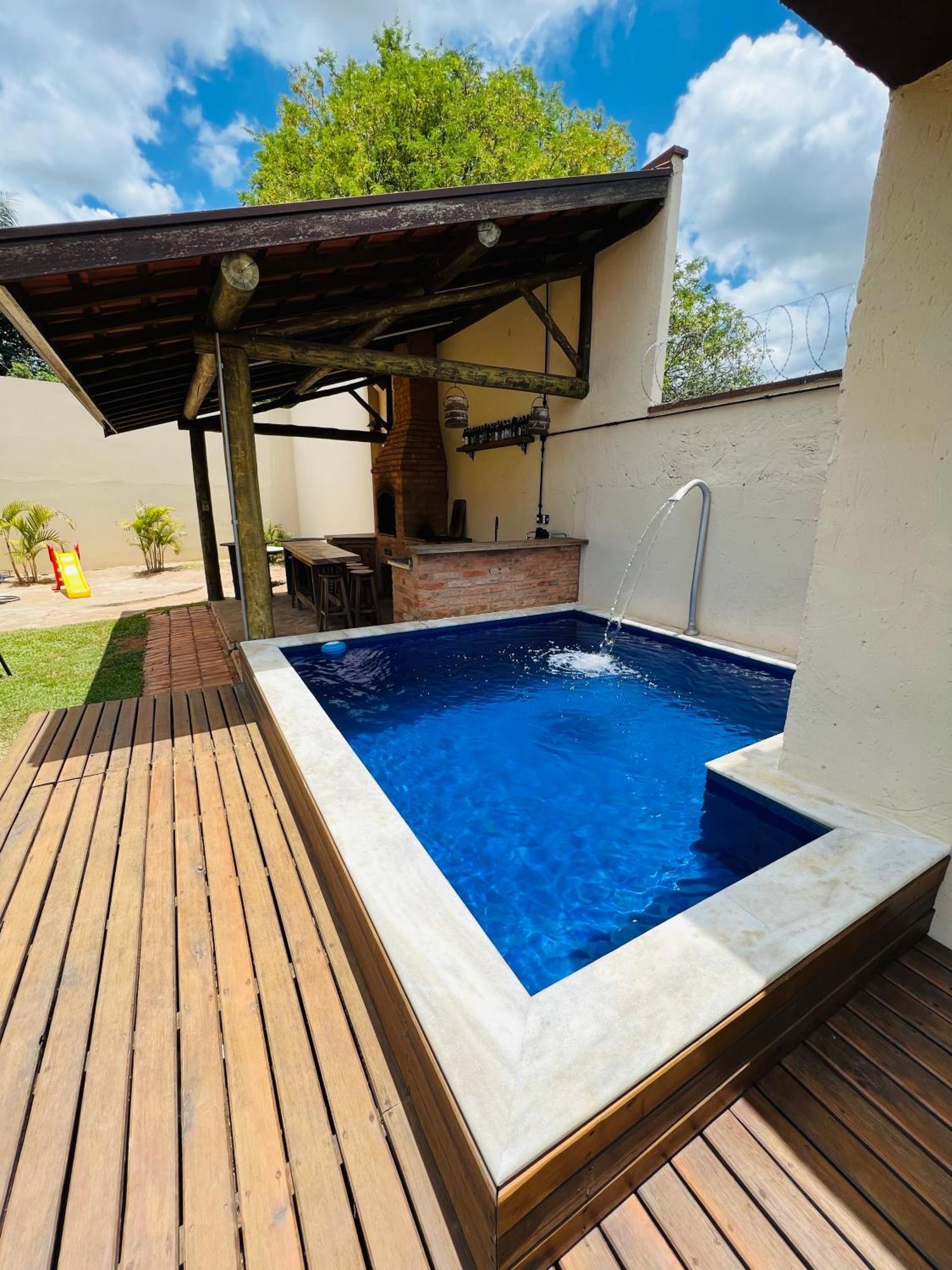 Espaco Ranchao Com Piscina Em Sao Pedro - Sp Bagian luar foto