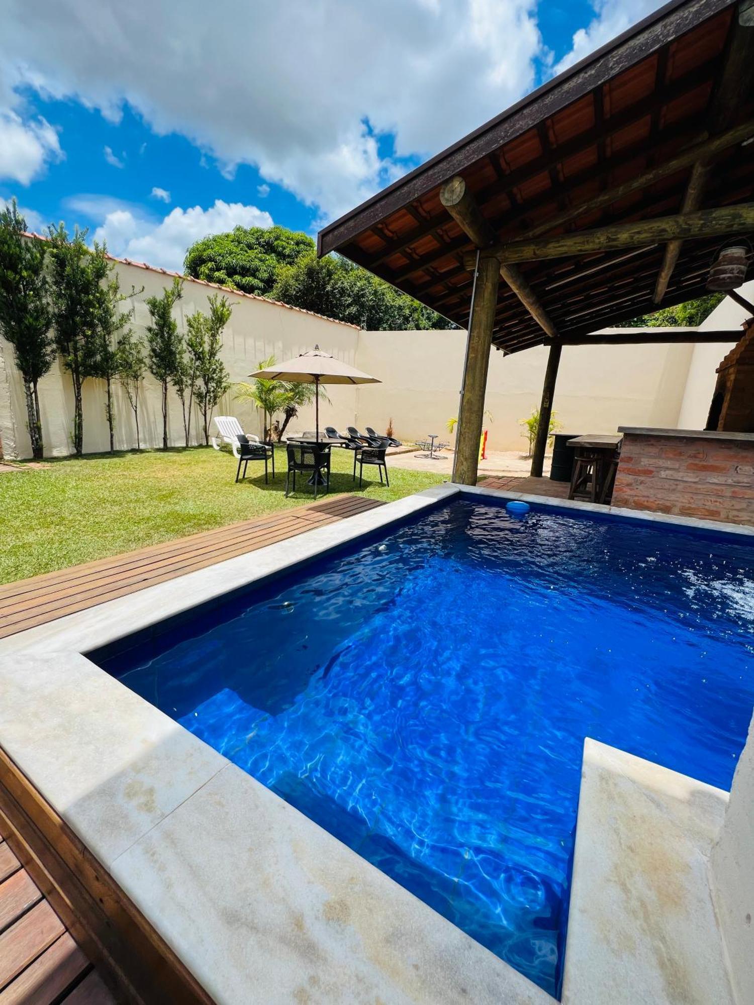 Espaco Ranchao Com Piscina Em Sao Pedro - Sp Bagian luar foto