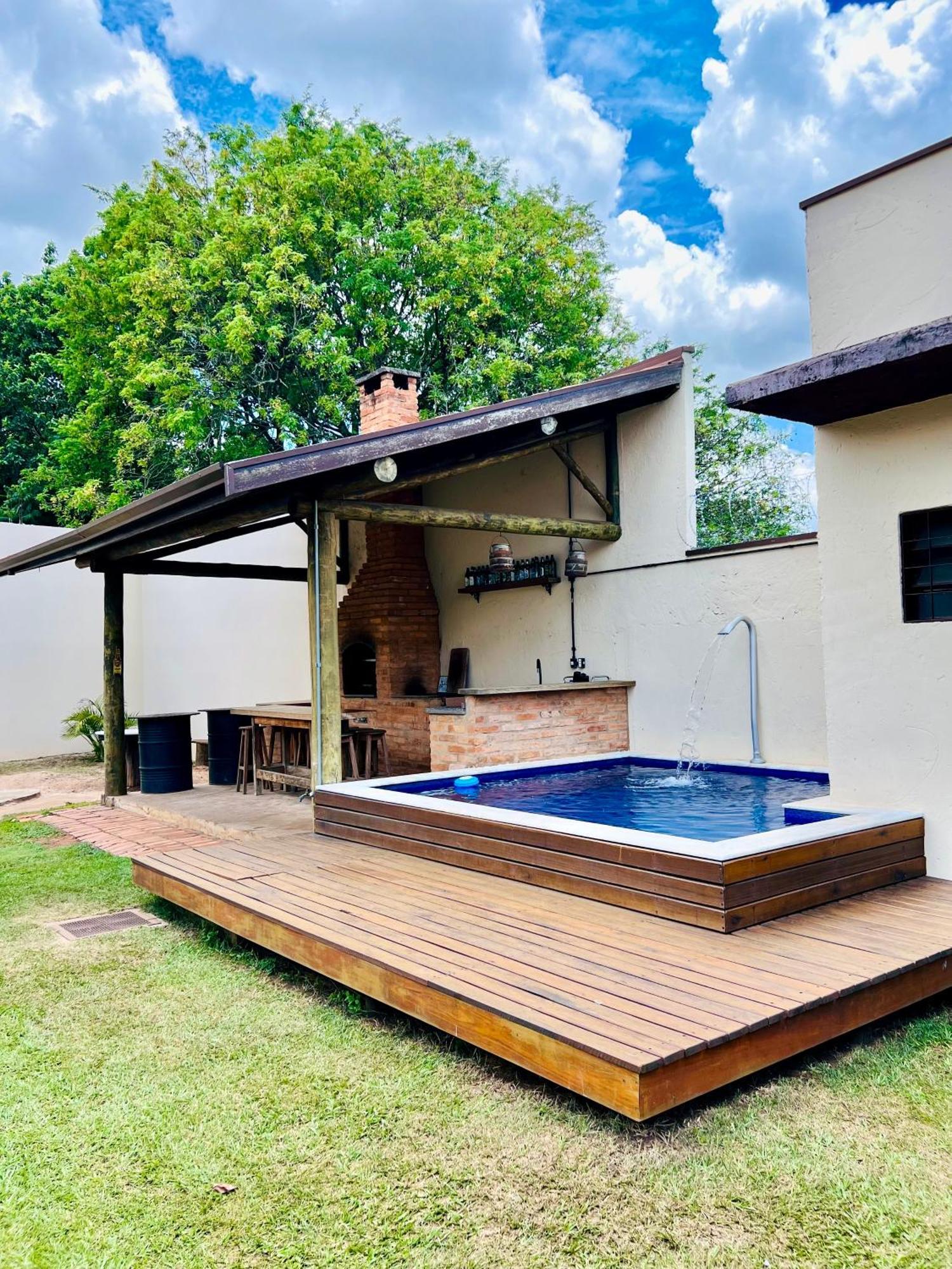 Espaco Ranchao Com Piscina Em Sao Pedro - Sp Bagian luar foto